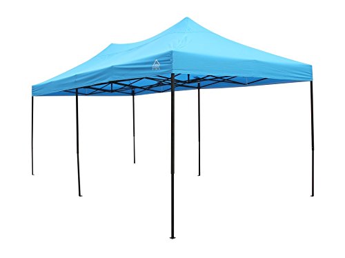 All Seasons Gazebos 3M x 6M Waterproof Gazebo Party Tent with Rustproof Frame and Wheeled Carry Bag (Metallic Grey)