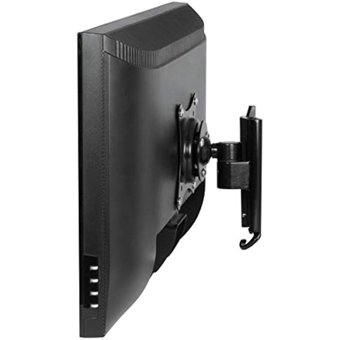 ARCTIC W1A - Extendable Wall Mount Monitor Arm with Quick Fix System, up to 43"/49" Ultrawide Screens and TVs, up to 20 kg (44 lbs), 360° Rotation - Black