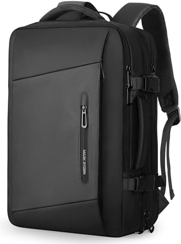 MARK RYDEN 23L/40L Professional Travel Backpack Expandable Weekend Bag Lightweight Flight Approved with USB Charging Port for Laptop 17.3