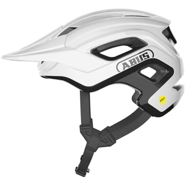 ABUS CliffHanger MIPS MTB helmet - bike helmet for demanding trails - with large ventilation openings & TriVider strap system & impact protection - for men and women