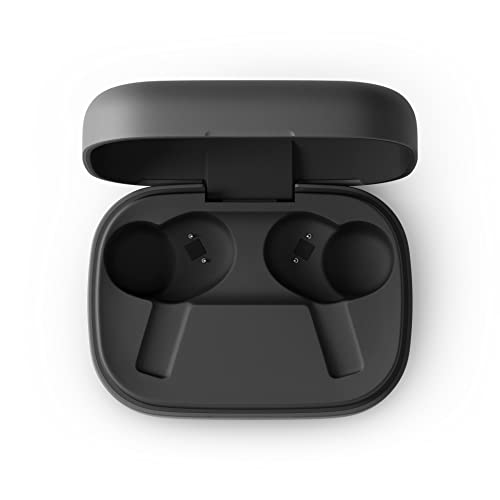 Bang & Olufsen Beoplay EX - High-end Wireless Bluetooth Noise Cancelling Earphones, Playtime Up to 28 Hours, Waterproof Wireless Earbuds for Work, Sport and Play with Charging Case - Black Anthracite