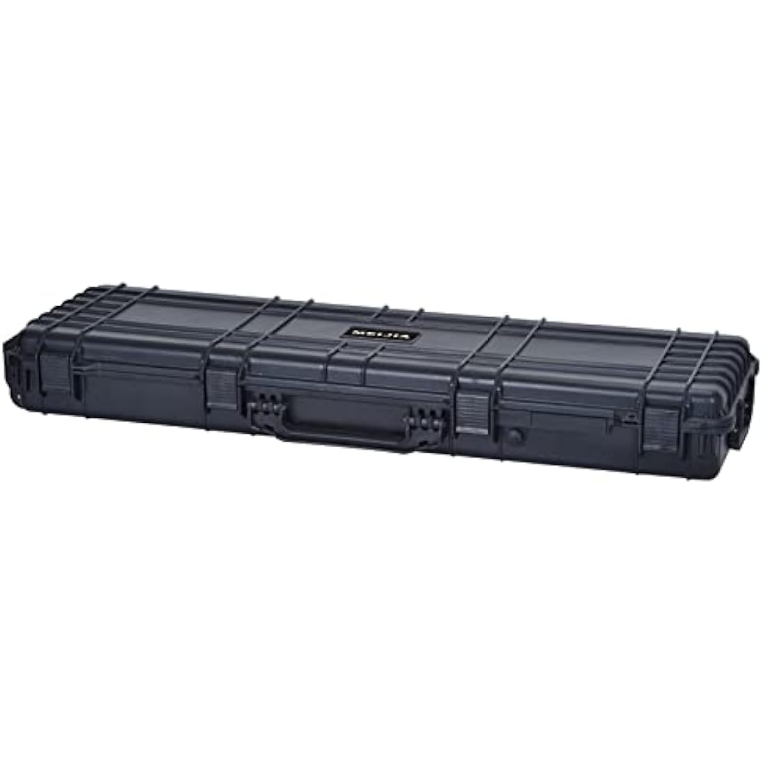 MEIJIA Portable Rolling Waterproof All Weather Hard Rifle Case with Wheels,Customizable Fit Foam Included