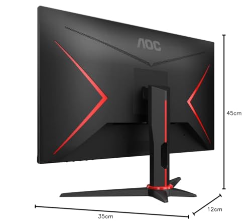 AOC Gaming 25G3ZM/BK - 24.5" 240Hz FHD Monitor, 0.5ms MPRT, FreeSync Premium (1920x1080, HDMI 2.0 x 2, DisplayPort 1.2 x 1, Headphone out (3.5mm)) black/red