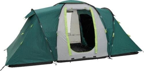 Coleman Spruce Falls 4 Tent | 4 Man Vis-a-Vis Family Tent with 2 opposite XXL size Bedrooms and Living area | 4 Person Camping Tent | 3000mm Waterproof | Sewn-in Groundsheet
