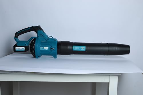 Leaf Blower Cordless, 8000mAh Battery with Fast Charger, Lightweight Electric Garden Blowers with Turbo Boost, 257 km/h & 3 Speed Levels for Lawn Care,Yard,Garage,Leaves,Snow,Dust,and Debris Removal