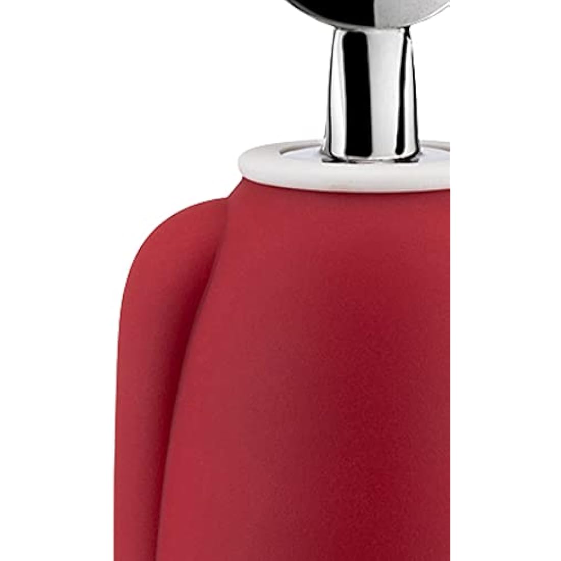 Alessi AAM23 R Design Corkscrew, Chrome Zamak and Thermoplastic Resin, Red