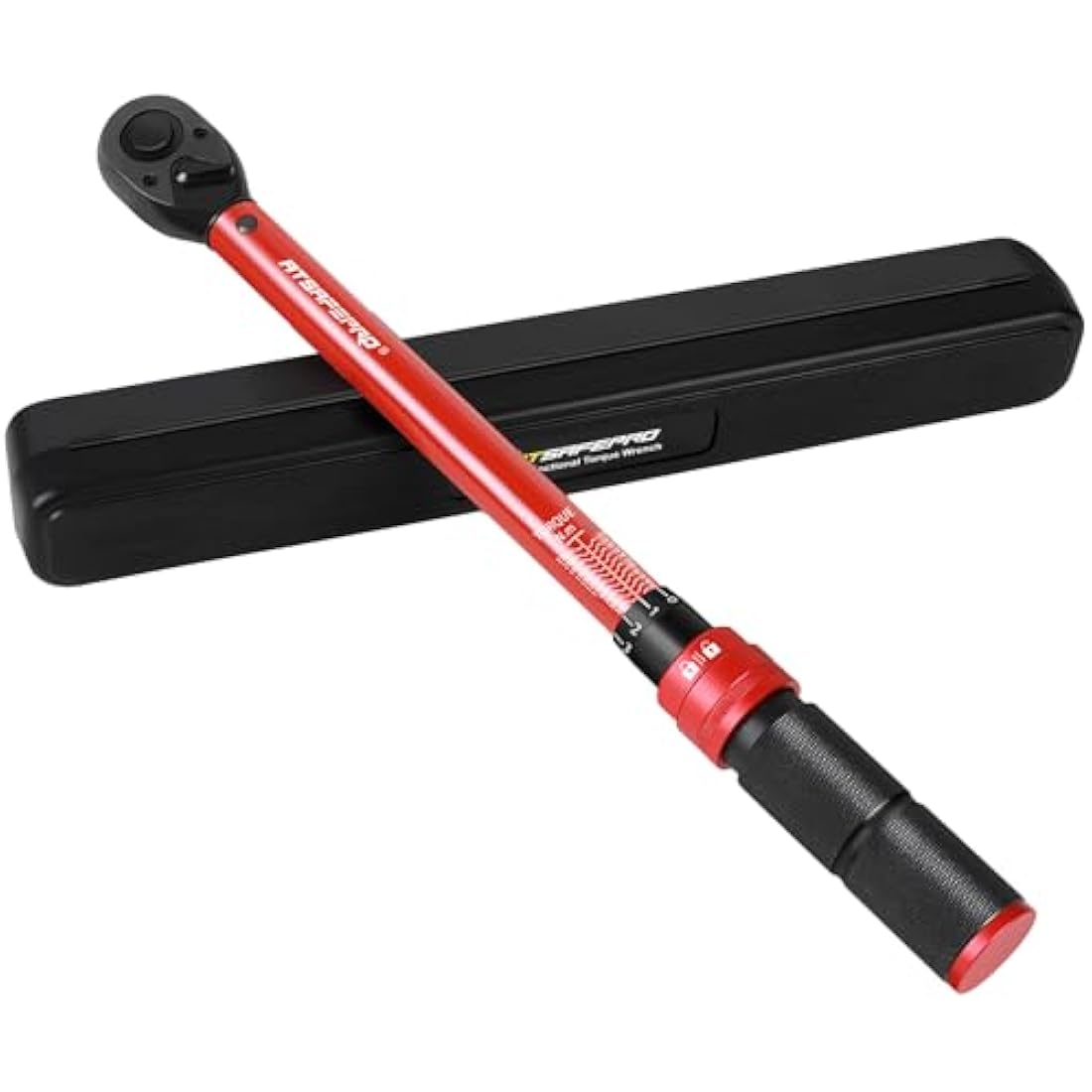 ATsafepro Torque Wrench 1/2 Inch 20-230 Nm, Dual-Direction Adjustable Wheel Torque Wrench, Accuracy ± 3% 72 Tooth Drive Click for Automobile Maintenance
