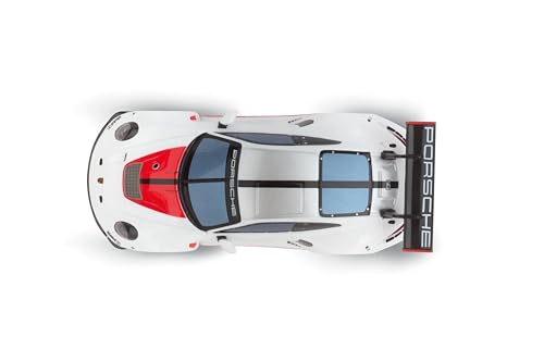 50051006 Porsche 911 GT3 R White Lightning 1:50 Scale AI-Supported Race Car with Working Lights & USB-C Charging