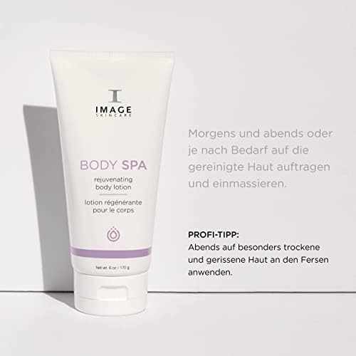 IMAGE Skincare BODY SPA Body Lotion, Glycolic Acid, Macadamia Seed Oil and Shea Butter to Moisturize and Resurface Rough Dry Skin, 170 g
