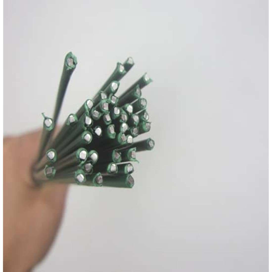 50 Artificial Silk Carnation Flower Head with Stems Set,Handmade DIY Wedding,Home Decor Event Party Supplies Wreaths,Wrist Corsage,Floral Arrangement, 3" Carnation Heads with 8" Stems (Red)