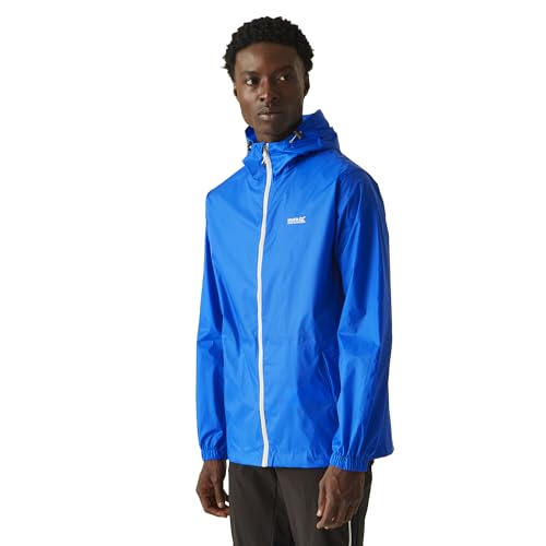 Regatta Mens Waterproof Pack-it III Jacket Breathable Lightweight Windproof Stuff Sack