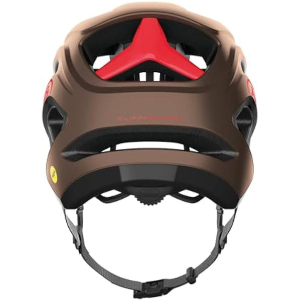 ABUS CliffHanger MIPS MTB helmet - bike helmet for demanding trails - with large ventilation openings & TriVider strap system & impact protection - for men and women