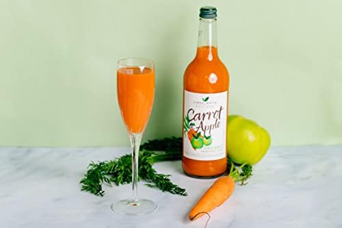 James White Organic Carrot and Apple Juice - Vegan - No Added Sugar - Picked and Pressed (Pack of 6x750ml)