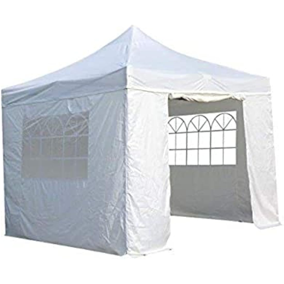 All Seasons Gazebos 3x3m Heavy Duty Fully Waterproof Pop up Gazebo With 4 Side Walls and Accessory Pack - Cream