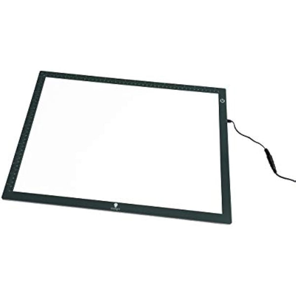 Wafer 2 Lightbox - A3 Light Pad for Tracing, Drawing, Sketching & Painting - Dimmable with Adjustable Brightness - Tracing Lightbox for Artists