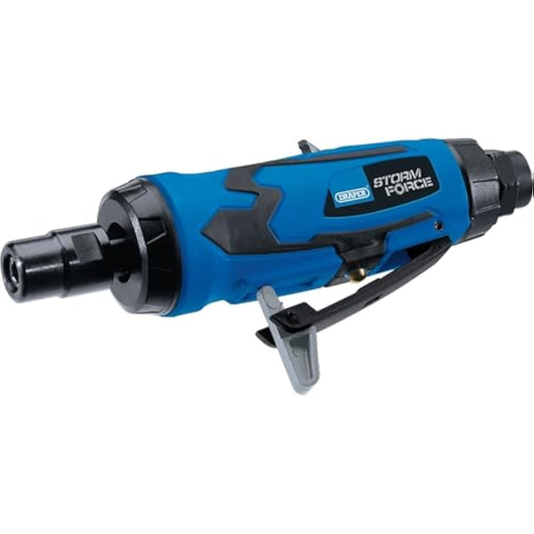 Draper 65130 Storm Force Composite Straight Mini Air Die Grinder (6mm), Blue