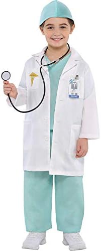 amscan Childs Doctor Fancy Dress Surgeon Costume