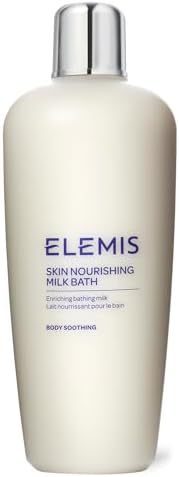 ELEMIS Skin Nourishing Bath Milk & Aching Muscle Super Soak – Hydrating, Soothing & Muscle-Relieving Body Care 400ml