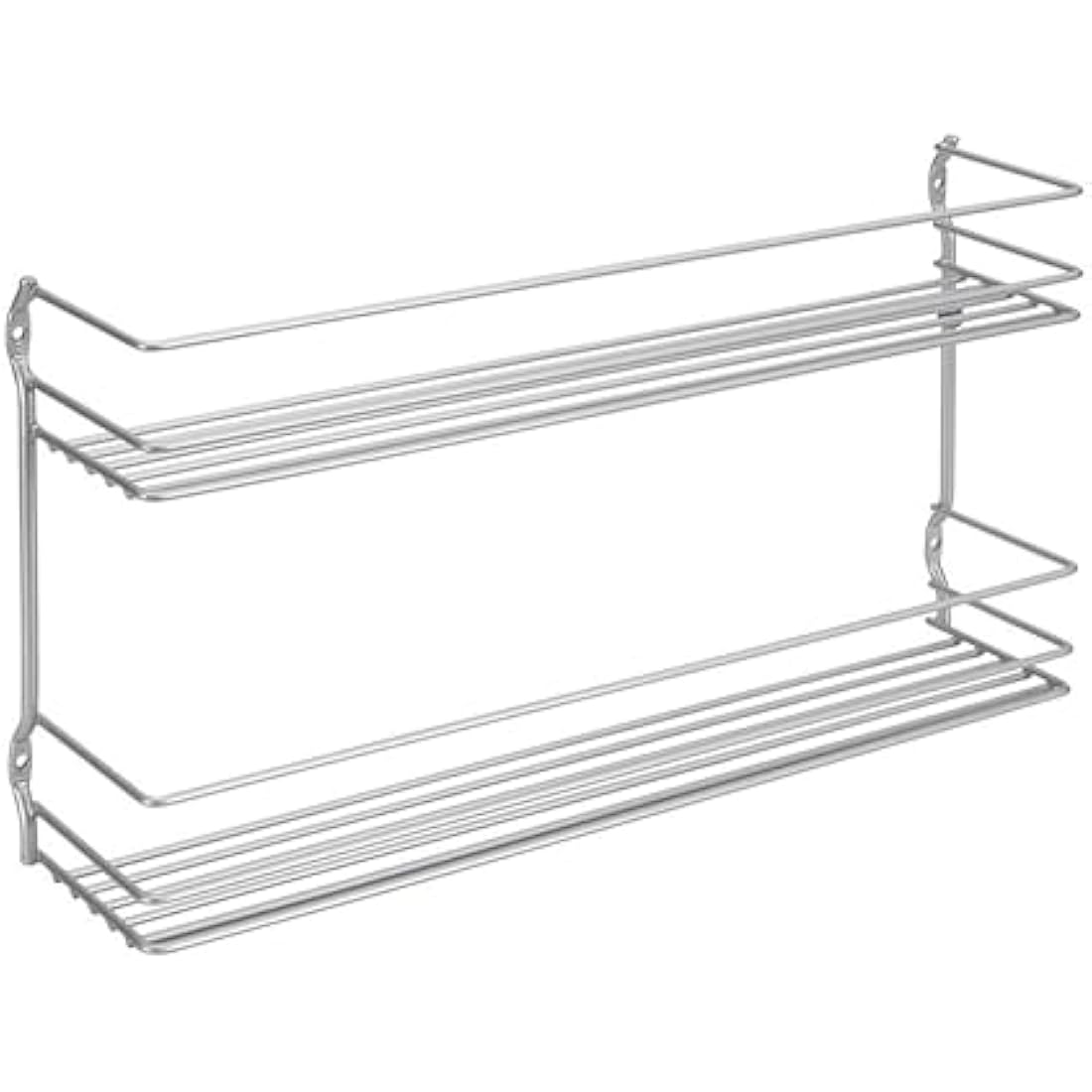 Metaltex PORTASPEZIE 2 PIANI POLITHERM 36X8X19 Cucumber 2, Metal, Black