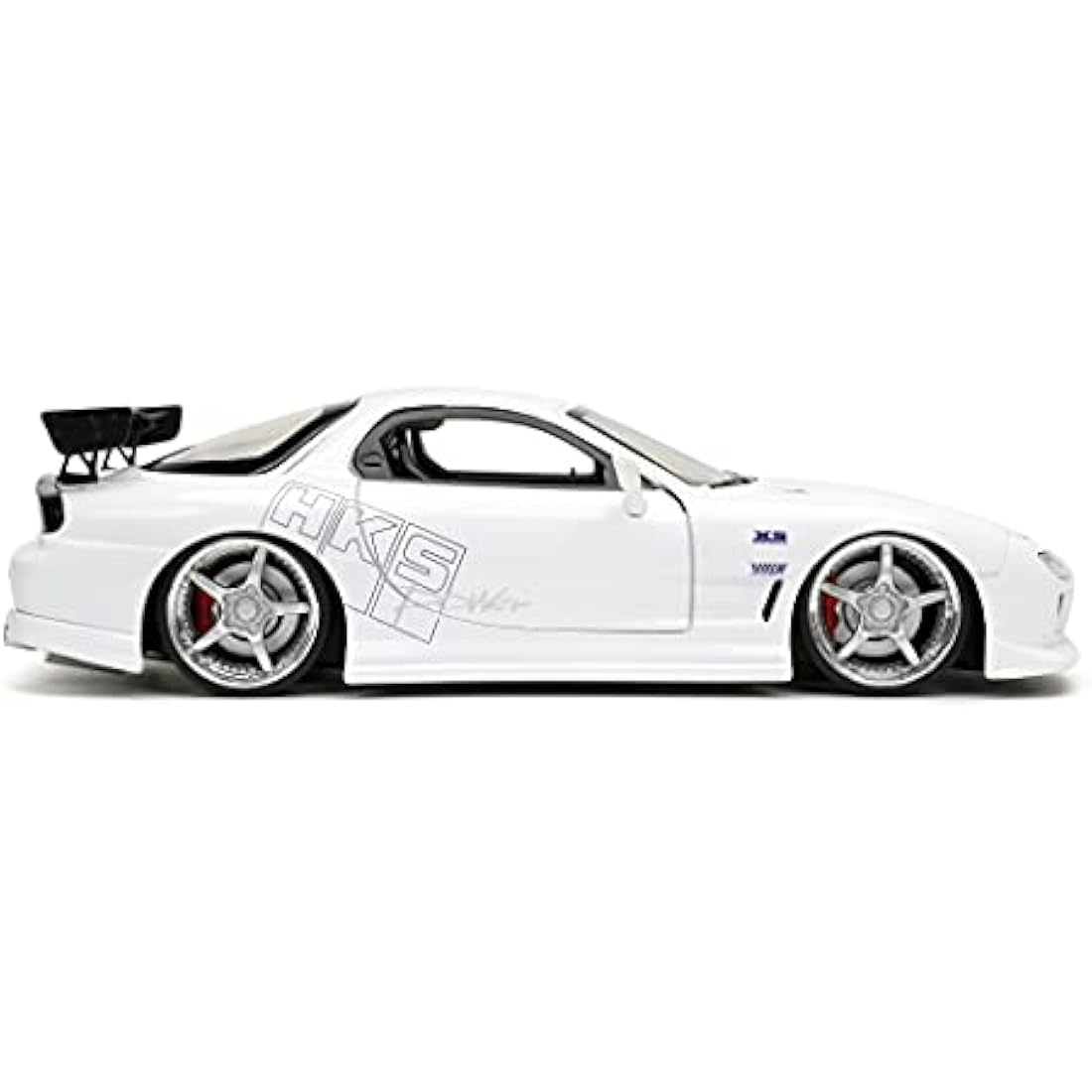 Jada Toys Fast & Furious 1993 Mazda RX-7 1:24 Scale Opening Doors Bonnet & Trunk White