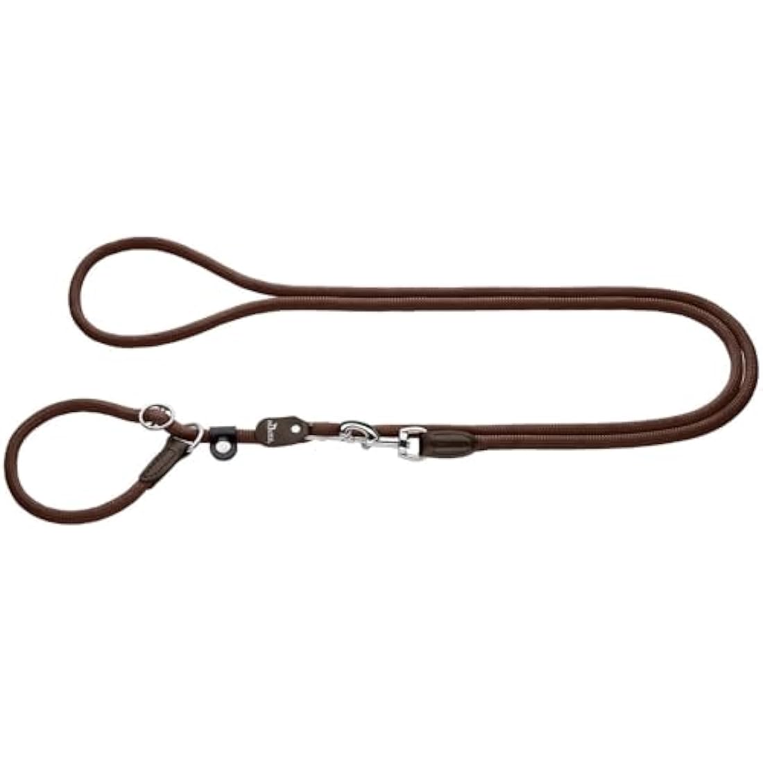 Hunter Freestyle Retriever Leash, 10 mm Diameter x 260 cm Length, Brown