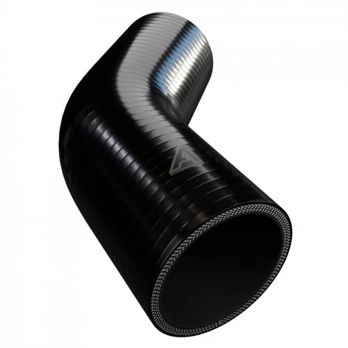 57mm Internal Diameter Black 90 Degree Silicone Elbow Hose