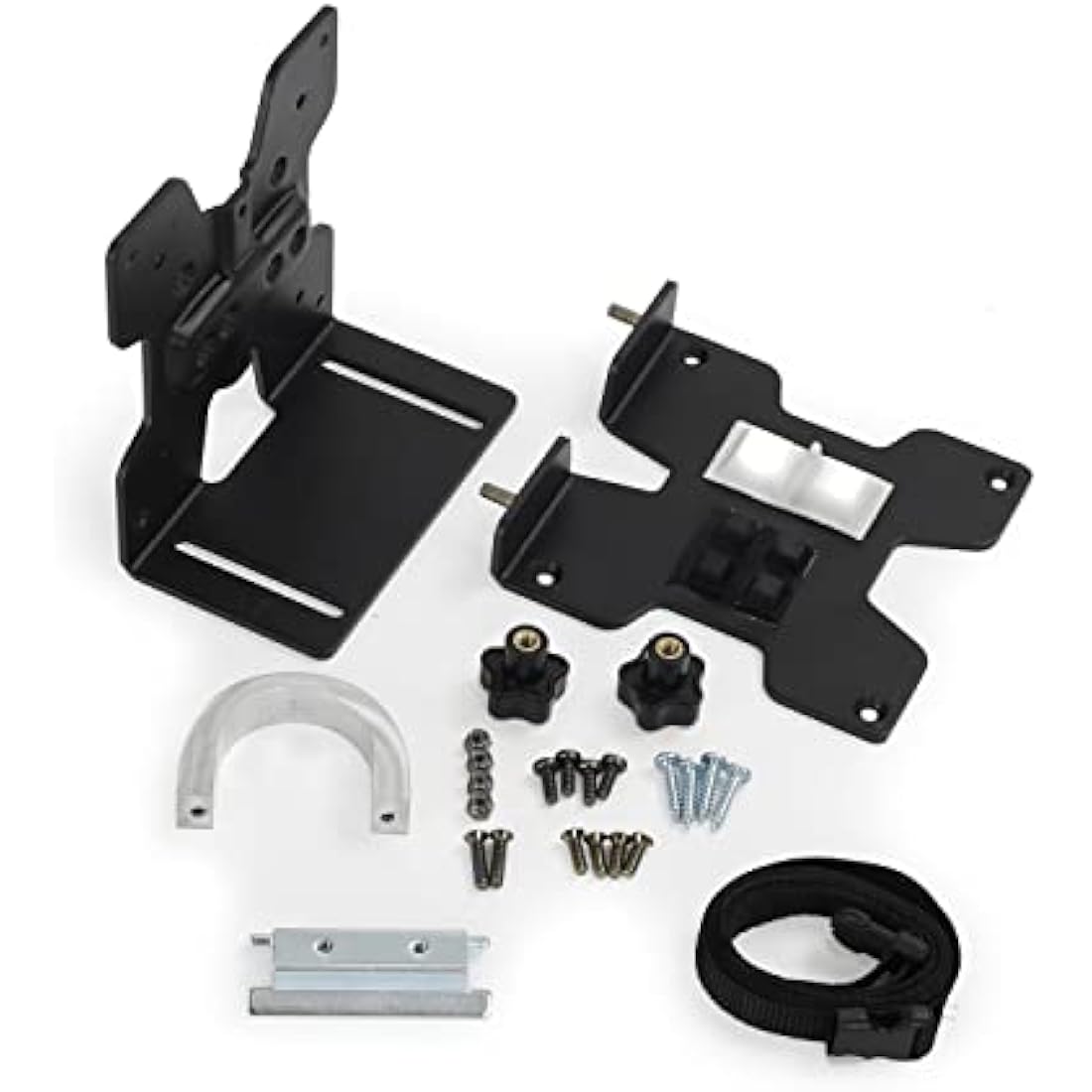 Ergotron Thin Client Mount - Mounting kit (holder, mounting hardware, strap) for personal computer - black - pole mount - for P/N: 45-353-026, 45-354-026