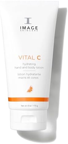 IMAGE Skincare, VITAL C Hydrating Hand and Body Lotion, Brightening and Moisturizing with Vitamin C, Shea Butter and Hyaluronic Acid, 170 g