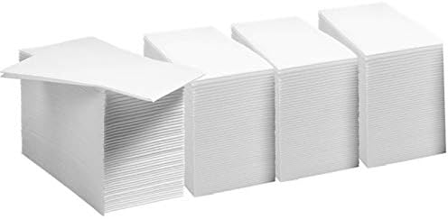 JEBBLAS Guest Towels Disposable Cloth Like Paper Christmas Paper Towles Hand Napkins Soft, Absorbent, Paper Hand Towels for Kitchen, Bathroom, Parties, Weddings, Dinners or Events (White, 200 Pack)