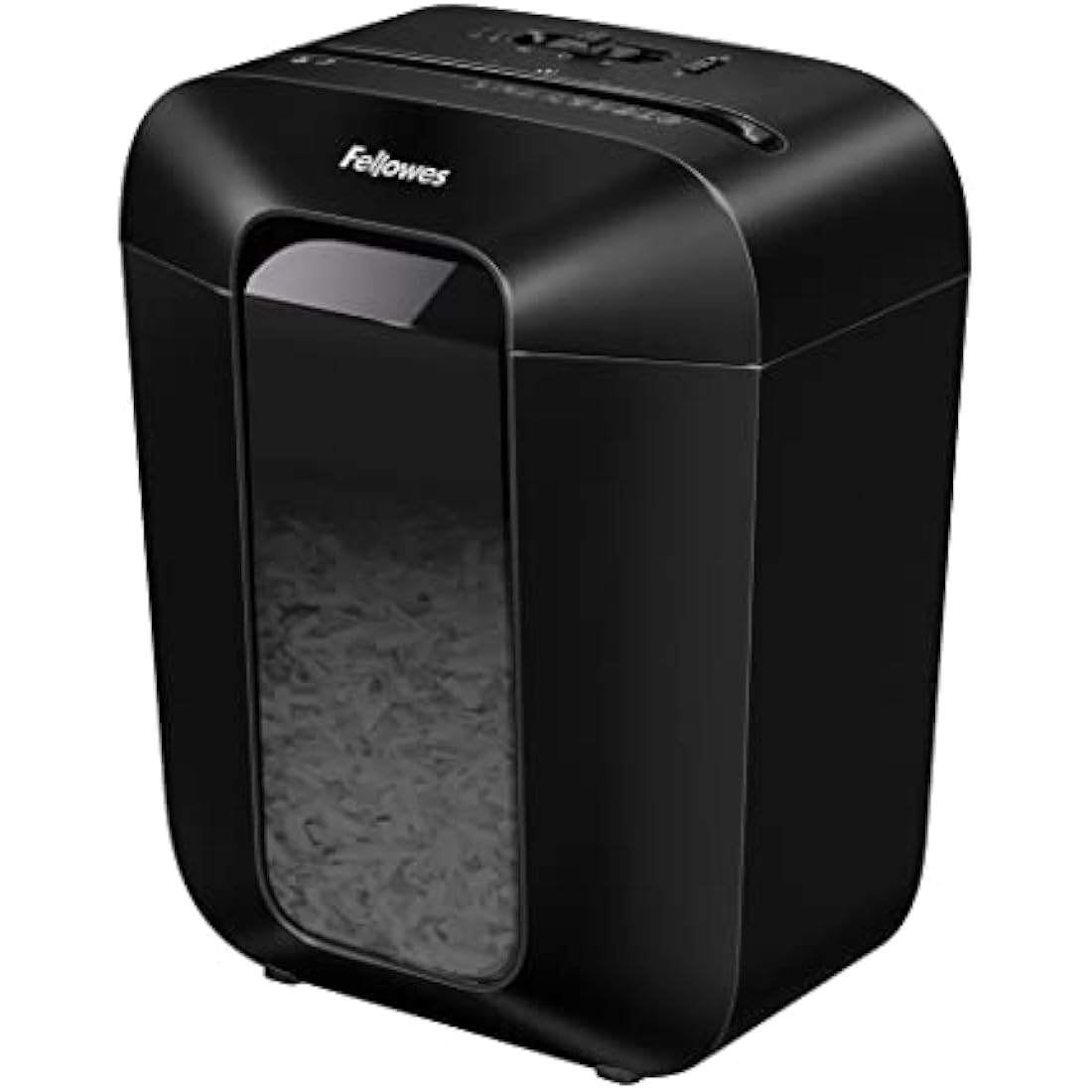 Fellowes Paper Shredder for Home Office Use - 9 Sheet Cross Cut Shredders Home Use - Shredder with 17L Bin & Safety Lock - Powershred LX50 - Shreds 31 Sheets in One Minute - High Security P4 - Black