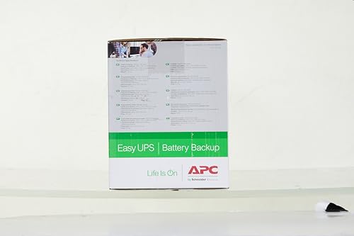 APC Easy UPS 2200VA - BVX2200LI - UPS Battery Backup & Surge Protector, Backup Battery with AVR, LED Indicators, Uninterruptible Power Supply