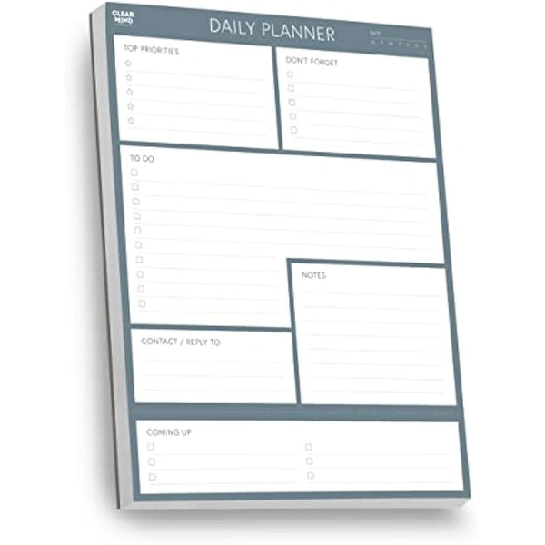 A5 Daily Planner Pad - 100 Undated Tear-Off Sheets, Compact To-Do List & Desk Organiser for Work, Study & ADHD Focus