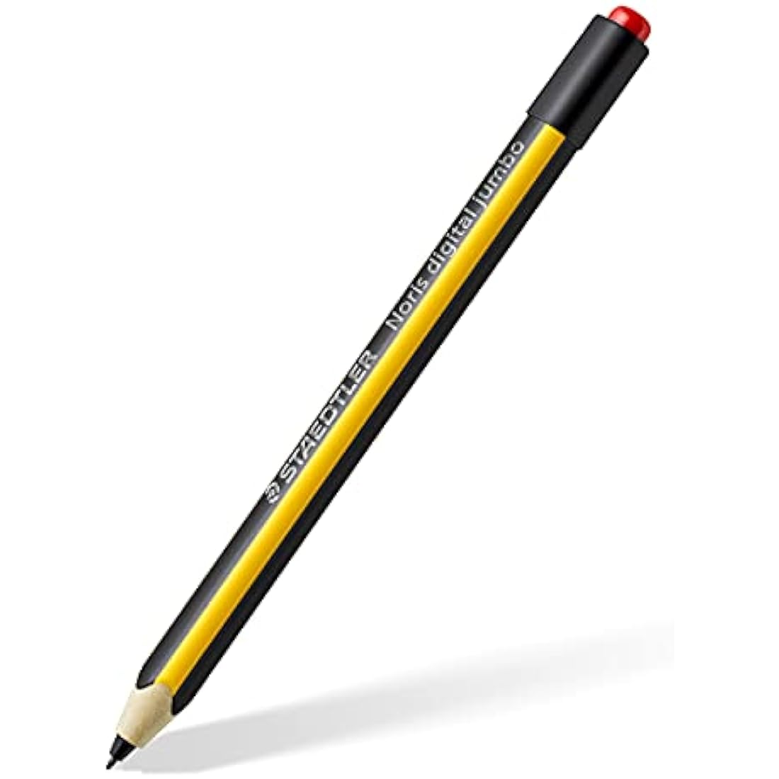 STAEDTLER 180J 22-1 Noris Digital Jumbo EMR Stylus with Soft Digital Eraser - For Digital Writing, Drawing and Erasing on EMR Equipped Displays (Please check the compatibility list before purchase)