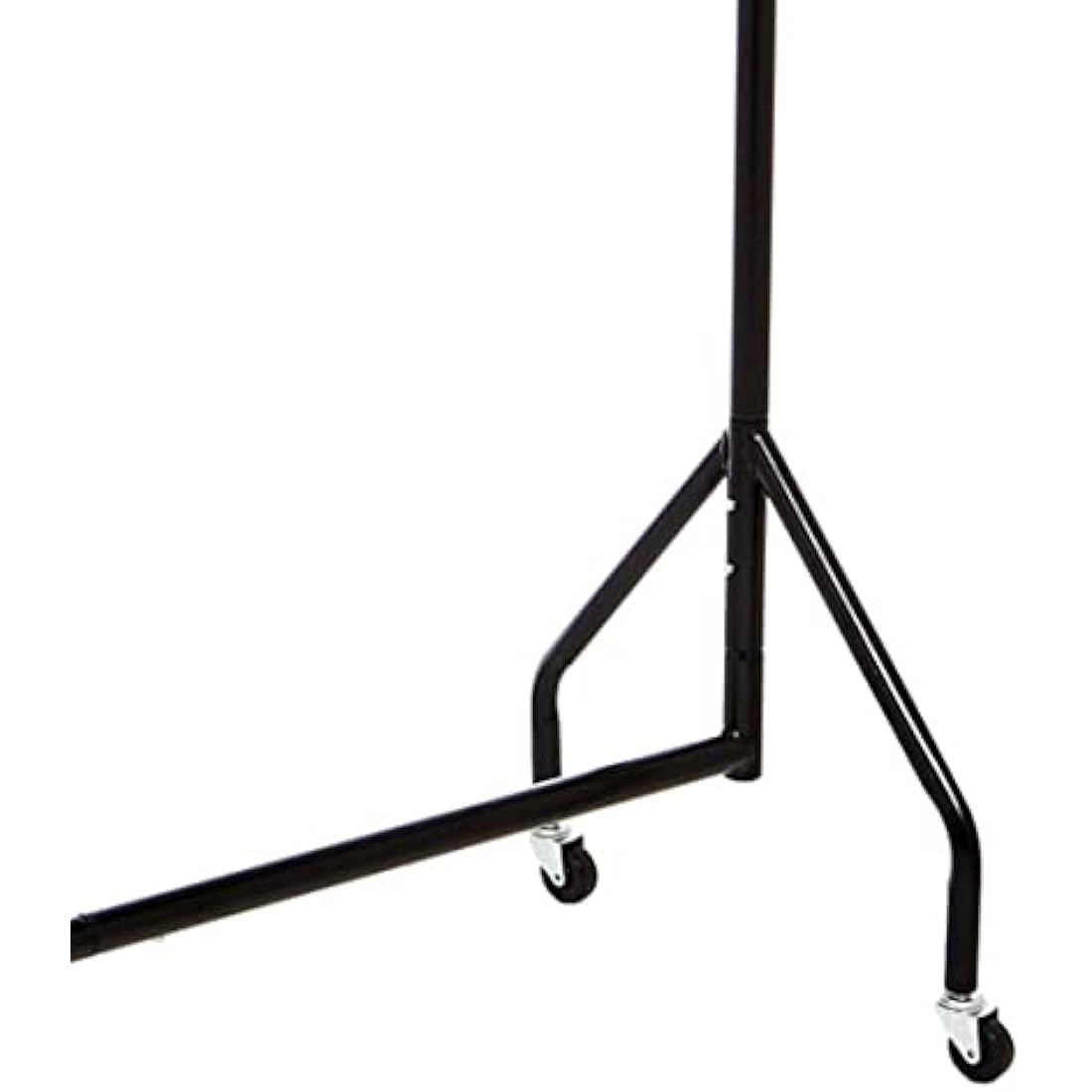 Amazon Basics Heavy Duty Clothes Rail Garment Rail, 1.21 x 1.52 m, Black