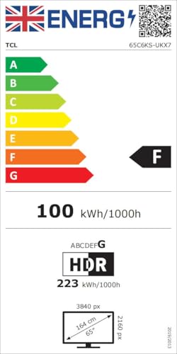 TCL 75Q6C-UK QD-Mini LED TV, 4K HDR Premium 1000nits, Smart TV Powered by Google TV (Dolby Vision IQ & Atmos, Onkyo 2.1 Sound System, 144Hz Motion Clarity Pro, 2025 New Model)