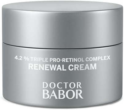 DOCTOR BABOR Renewal Cream | Regenerating anti-ageing and anti-pigmentation face cream with pro-retinol complex | For radiant, rejuvenated skin | Refines the complexion | Vegan | 50ml