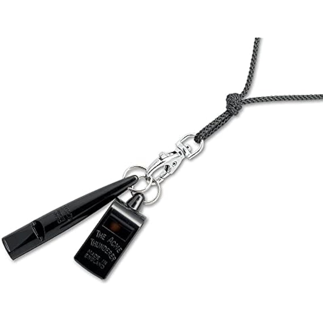 ACME Whistle Set | Dog Whistle No. 211.5 and Whistle No. 560 with Whistle Band Black | Dog Training, Hunting Dogs