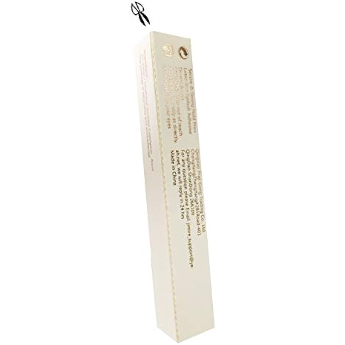 JIMIRE Eyelash Glue Clear | Secure Hold for False Eyelashes | Latex-Free Eyelash Adhesive with Chamomile Suitable for Sensitive Eyes