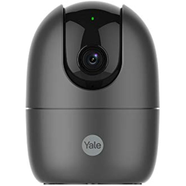 Yale SV-DPFX-B - Indoor Wi-Fi Camera - Pan and Tilt - Motion Detection - Two Way Talk - Privacy Mode - HD Live Viewing - Works With Google and Alexa, Black
