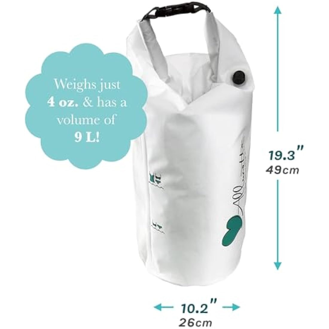 Allurette Wash Bag for Delicates – Portable Hand Washing Machine for Travel – Eco-Friendly Washer for Bras, Lingerie, Smalls & Baby Clothes – No Electricity Needed – Gentle & Compact Laundry Solution