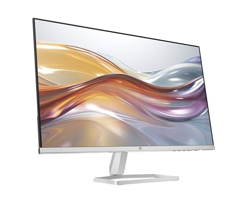 HP Series 5 27" FHD Height Adjust Monitor (527sh) - 100Hz Refresh Rate, 1500:1 AR, 99 percent sRGB Spectrum, 300 Nits Brightness - HDMI, VGA Ports - Ergonomically Adjustable - Responsibly Made