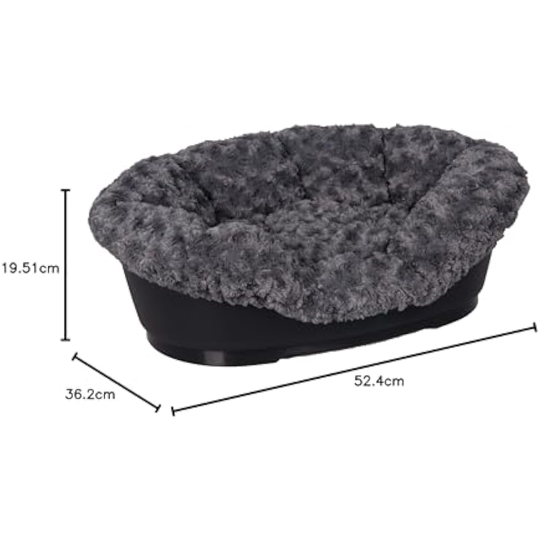 Karlie Flamingo Pet Bed, Cuddly, for Domus Pet Basket