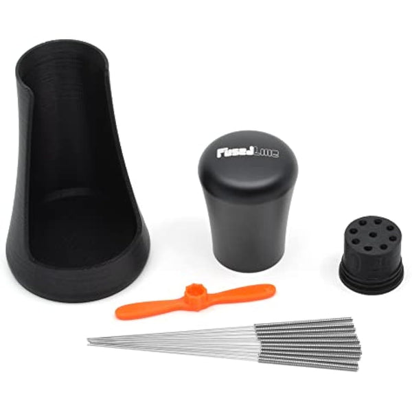 FusedLine Metal WDT Tool and Self-Aligning Stand | Precision Machined (Black Anodized Aluminum)