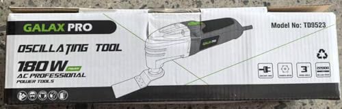 GALAX PRO Oscillating Tool, 400W Multifunction Tool,6 Variable Speed - Oscillating Vibration Angle 4 Degrees,Quick Change System with 30 PCS Accessories for Cutting, Sanding and Grinding