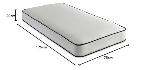 eXtreme comfort ltd Damask EasyClean Double Life Dual Sided Flat Sleep Surface Kids Value Essentials Foam Free Innerspring & Comfort Fillings Value