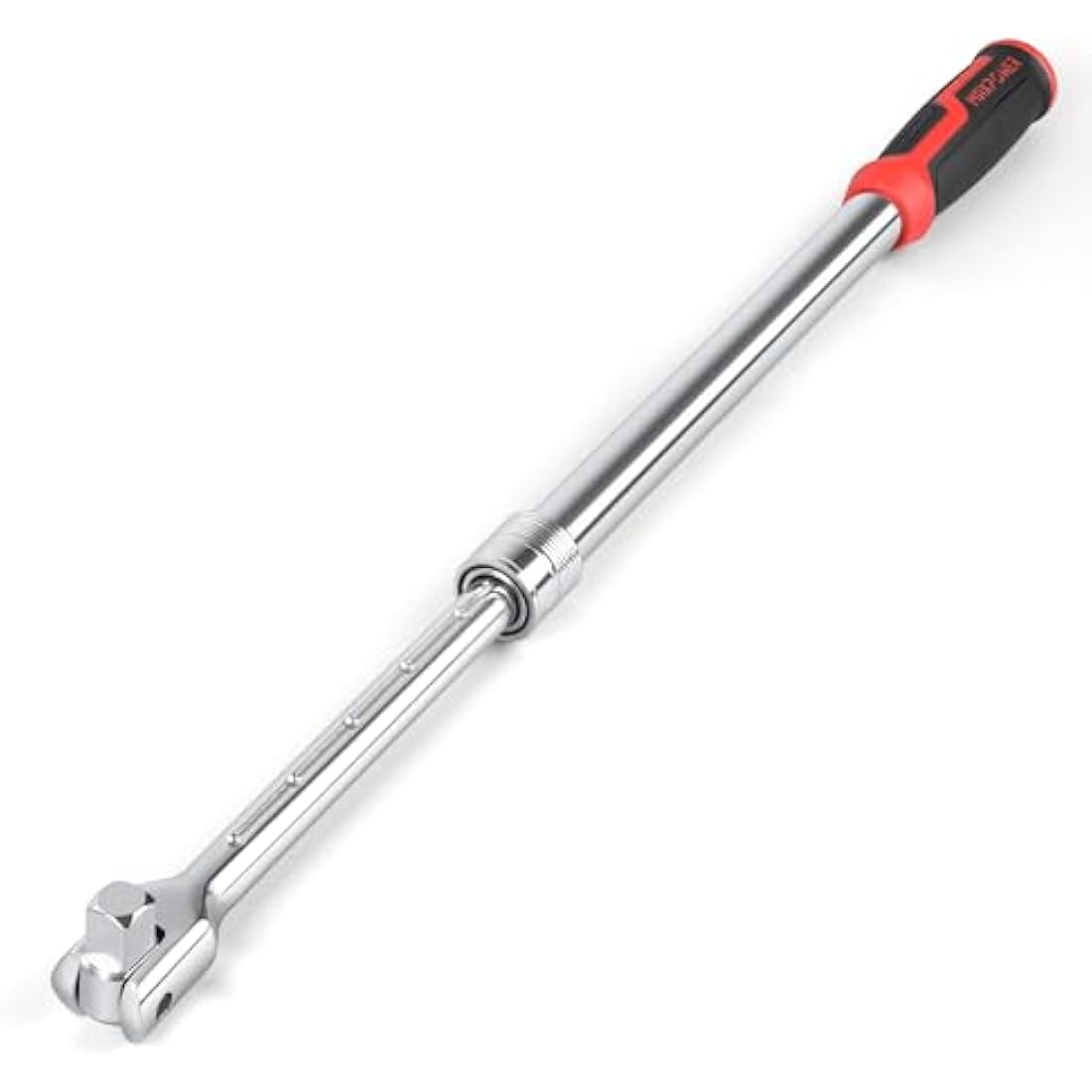 MAXPOWER Breaker Bar Telescopic, 1/2-Inch Drive Breaker Bar Extendable Flex Handle, Length Adjustment 430mm-570mm