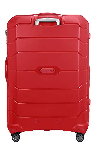 Samsonite Flux - Spinner L, Expandable Suitcase, 75 cm, 99/111 L, Red (Red)