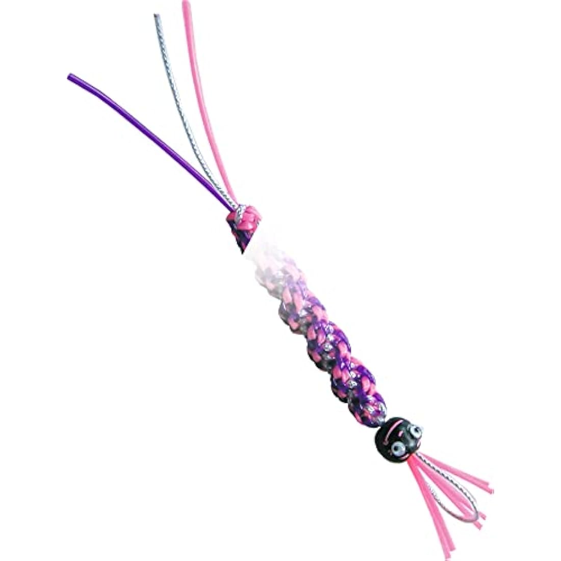 Folia Bringmann 732050 Braiding Cords Transparent with Glitter