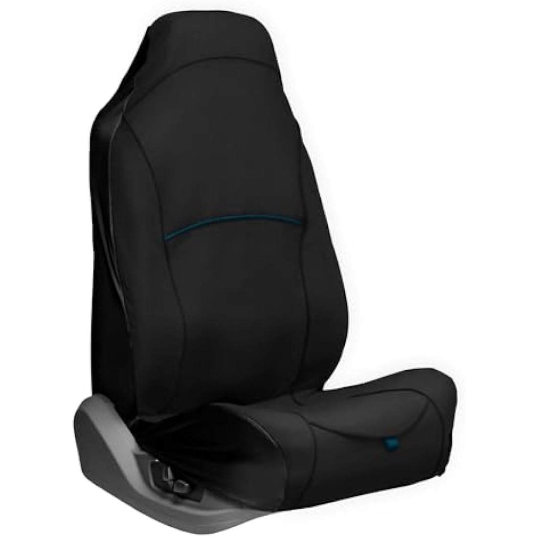 Kurgo Co-Pilot Bucket Seat Cover for Dogs, Dog Front Seat Cover, Pet Seat Protector, Car Seat Cover for Pets, Full Coverage, Black