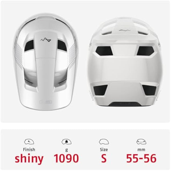 ABUS Downhill Bicycle Helmet HiDrop - Full-face Helmet with ABS Outer Shell for MTB Trails